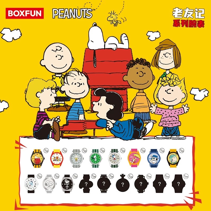 Hộp mù đồng hồ Miniso X Snoopy