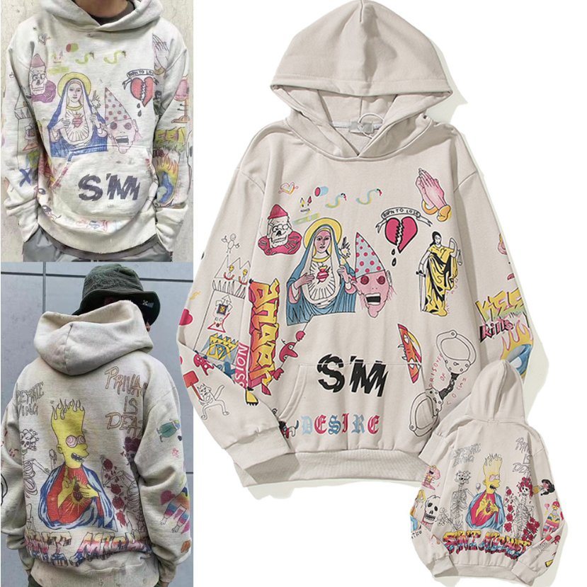 Áo khoác nam Guoguo phong cách Saint với chất liệu denim Tears