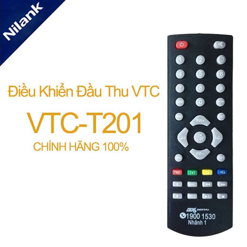 NiLANK Remote Điều khiển  TV hộp Set-Top thích hợp NiLANK VTC-T201 19001530