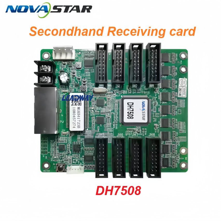 NovaStar DH7508 DH7512 DH7516 (Sản phẩm đã ngừng hoạt động, Chỉ cũ) Thẻ nhận đầy đủ màu Bảng LED Bản