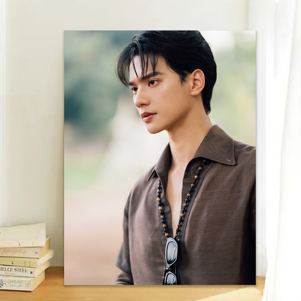 ACANDYL Khemjira Series DIY Paint by Numbers 40x50cm Có khung Trang trí nội thất Màu sắc theo số Vẽ 