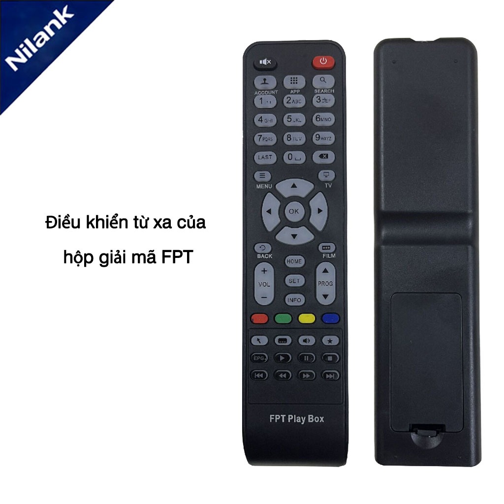 NiLANK Remote Điều khiển từ hộp truyền hình Hộp chơi FPT