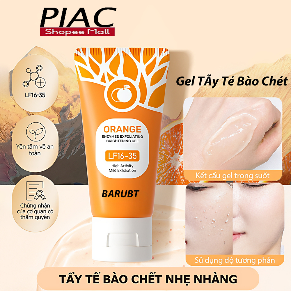 Gel Tẩy Tế Bào Chết PIAC Làm Sạch Sâu Da Mặt, Dưỡng Ẩm Nhẹ Nhàng Để Loại Bỏ Da Chết