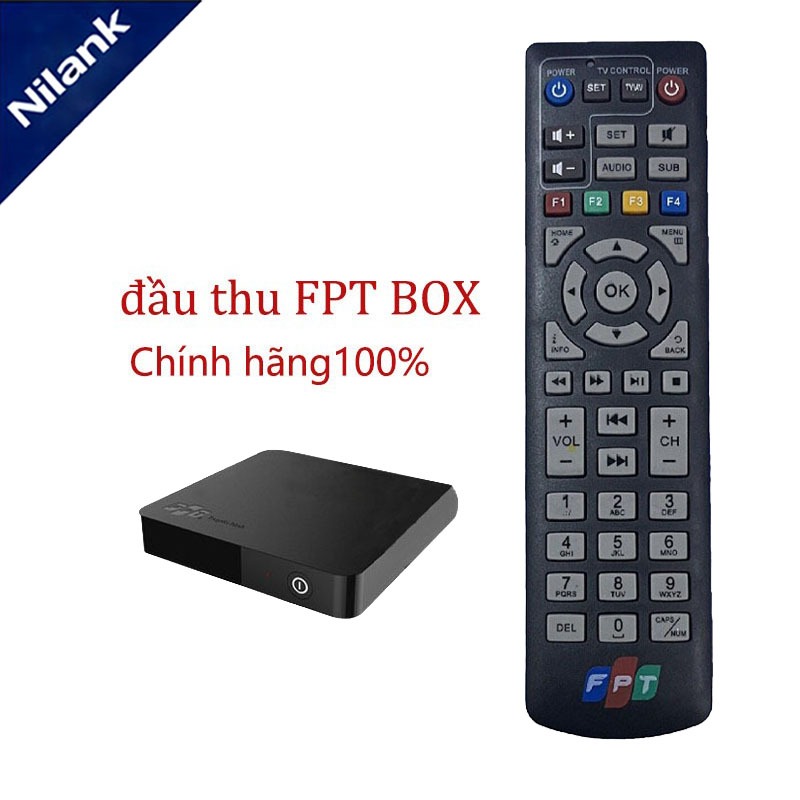 NiLANK-Remote Điều khiển đầu thu truyển hình FPT Play BOX TIVI