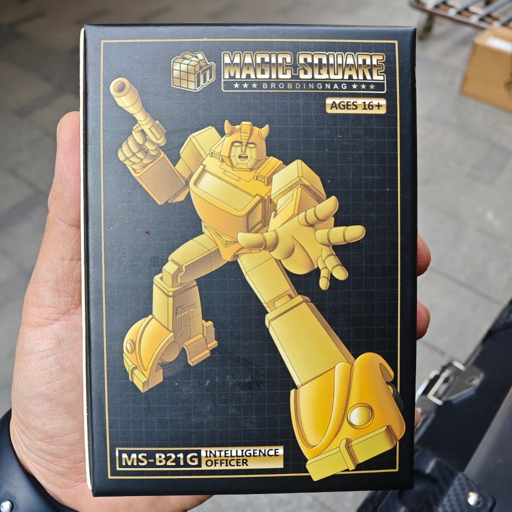 MS-TOYS MS-B21G Golden Intelligence Sĩ quan Bumblebee Gold Bug cỡ nhỏ Đồ chơi nhân vật hành động