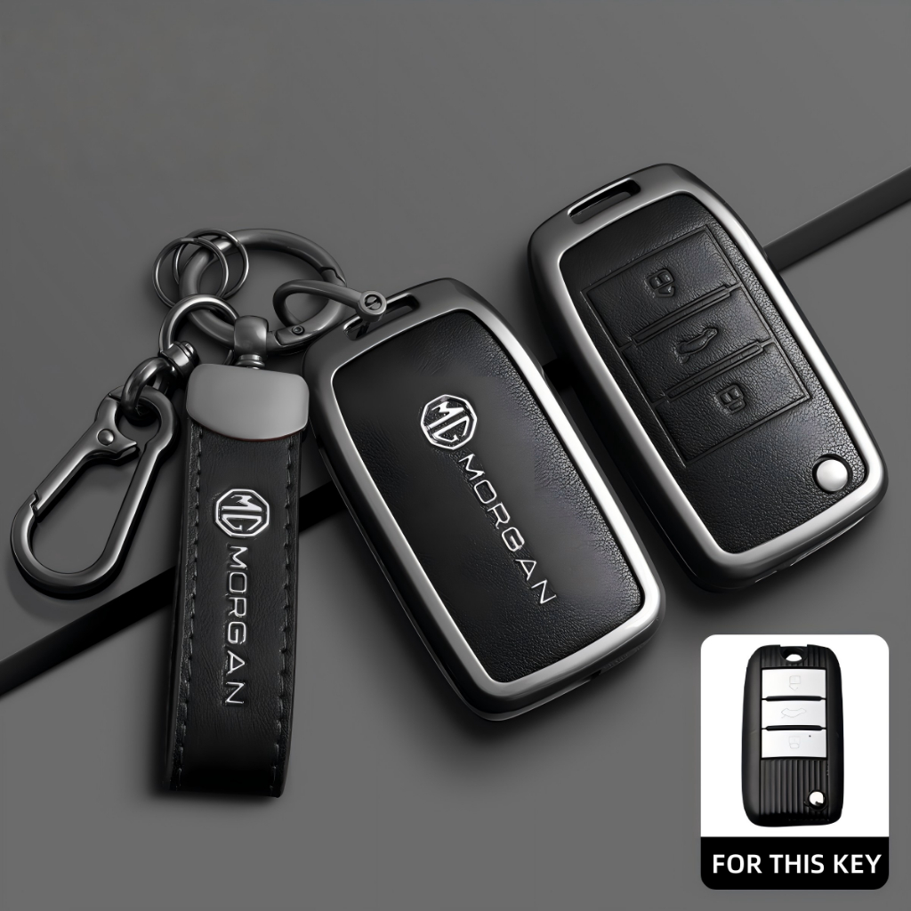 MG MG3 / ZS EV / MG4 / MG5 / MG6 / MG HS / MG5 Mt Vỏ chìa khóa xe MG Bao da chìa khóa MG Móc khóa MG