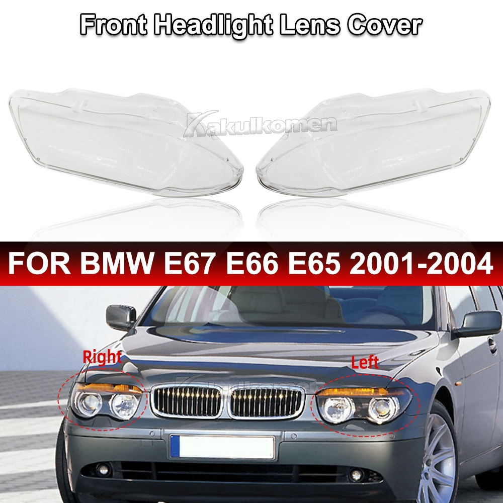 Đèn Pha Ô Tô Ống Kính Đầu Đèn Bóng Vỏ Kính Cho Xe BMW E67 E66 E65 730 735 760 2001-2004