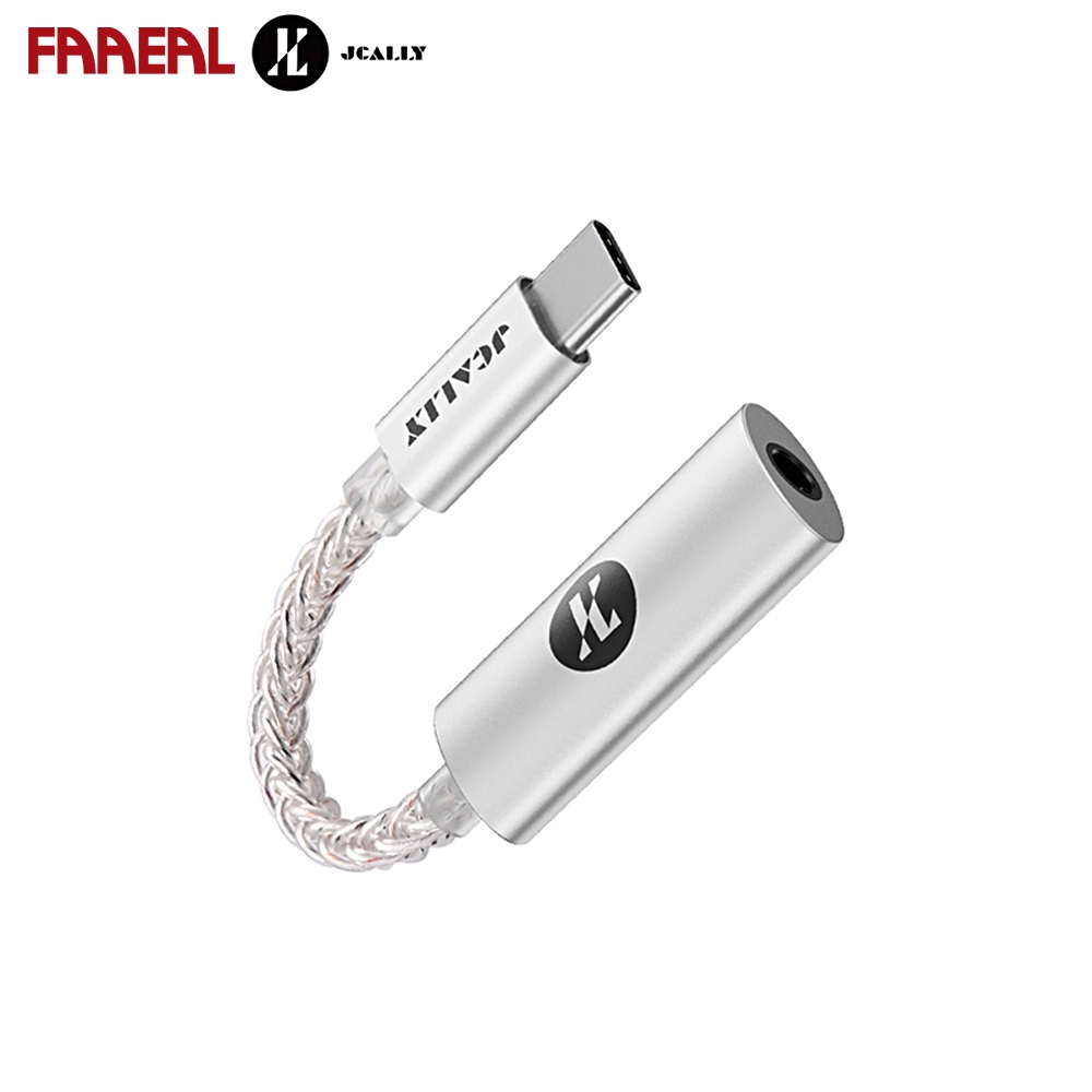 FAAEAL JCALLY JM7 TYPE-C Sang 3.5mm DAC Cáp Lossless Hỗ trợ chất lượng âm thanh Cuộc gọi Micro Bộ ch