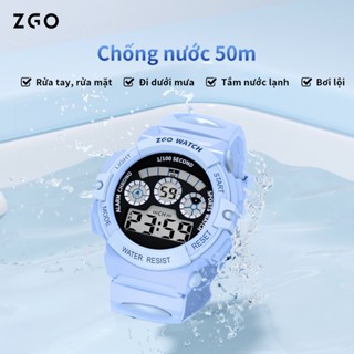  đồng hồ trẻ em ZGO 50M Chống nước chống sốc Nhắc nhở báo động thể thao phát sáng Quà tặng học sinh 305 