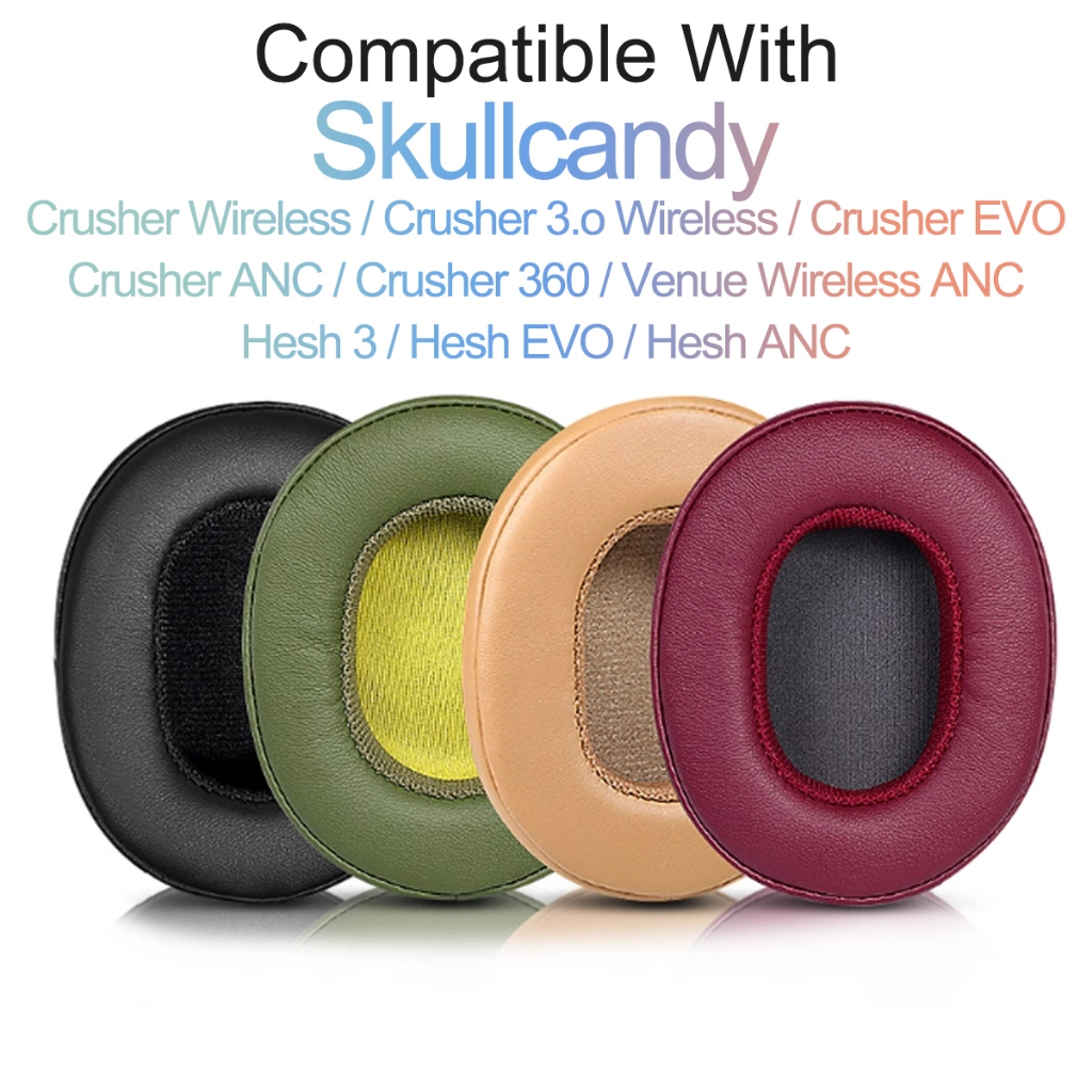 Tai nghe thay thế EarPads Đệm Bộ phận sửa chữa cho Skullcandy Crusher 3.0 Wireless / EVO / ANC / 360
