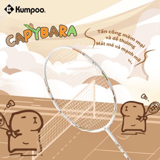 Vợt cầu lông chuyên nghiệp KUMPOO Capybara đi kèm với băng dính và túi bảo vệ 11KG mới nhất