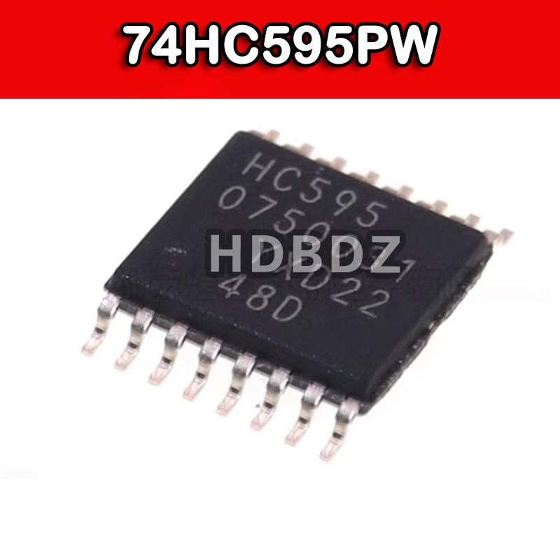 2~5PCS 74HC595PW TSSOP-16  HC595 Chip Logic IC SMD