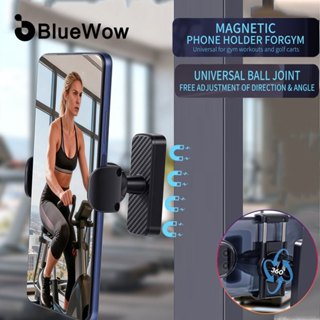  Giá đỡ điện thoại từ tính BlueWow cho phòng tập Gym - 360° Giá đỡ điện thoại nam châm di động có thể điều chỉnh chắc chắn để ghi âm tập luyện phụ kiện tập thể dục Essentials 