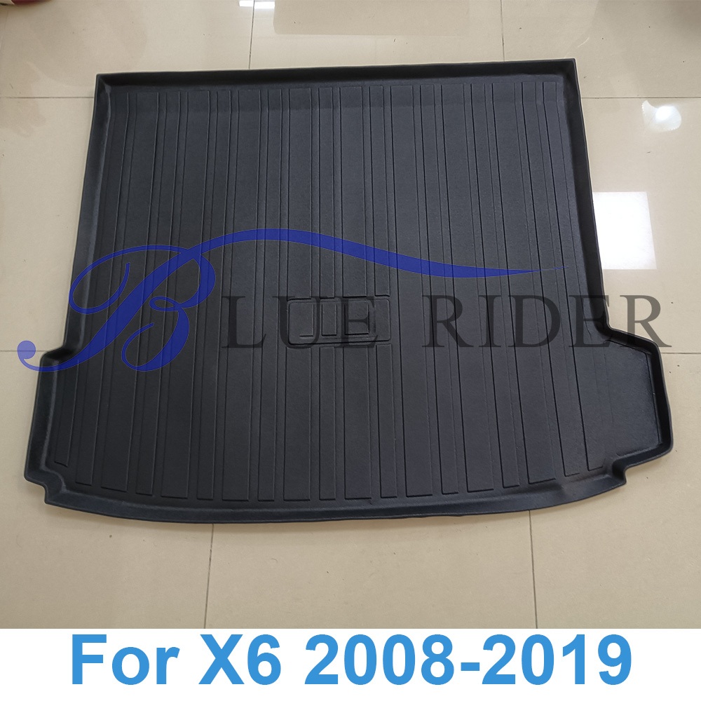 Dành Cho Xe BMW X6 2008 2009-2019 Ô Tô Tự Động Phía Sau Boot Hàng Lót Khay Cốp Hành Lý Sàn Thảm Thảm
