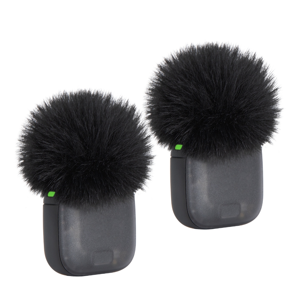 DJI Mic 3 Mic Cover Furry Foam Tương thích với DJI Mic 3, Micro Pop Filter cho Mic 3 Bộ phát (2 gói)