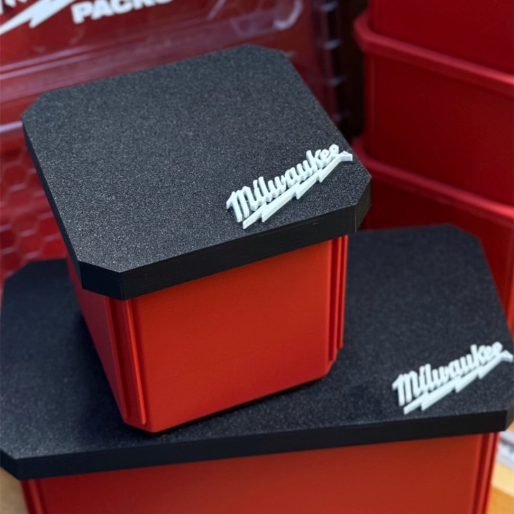 In 3D Milwaukee 8435 Hộp đựng dụng cụ Nắp hộp