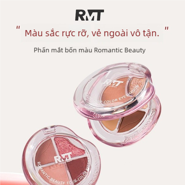 Bảng phấn mắt Romantic Beauty Bubble Quad - Tạo khối & Bắt sáng