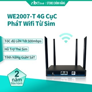  phát wifi 4 Râu Router Bộ định tuyến thẻ SIM Zbtlink Bộ định tuyến WiFi 4G có thẻ SIM modem mạng 4G   5G 500Mbps tốc độ WiFi gigabit băng tần kép 2.4G 