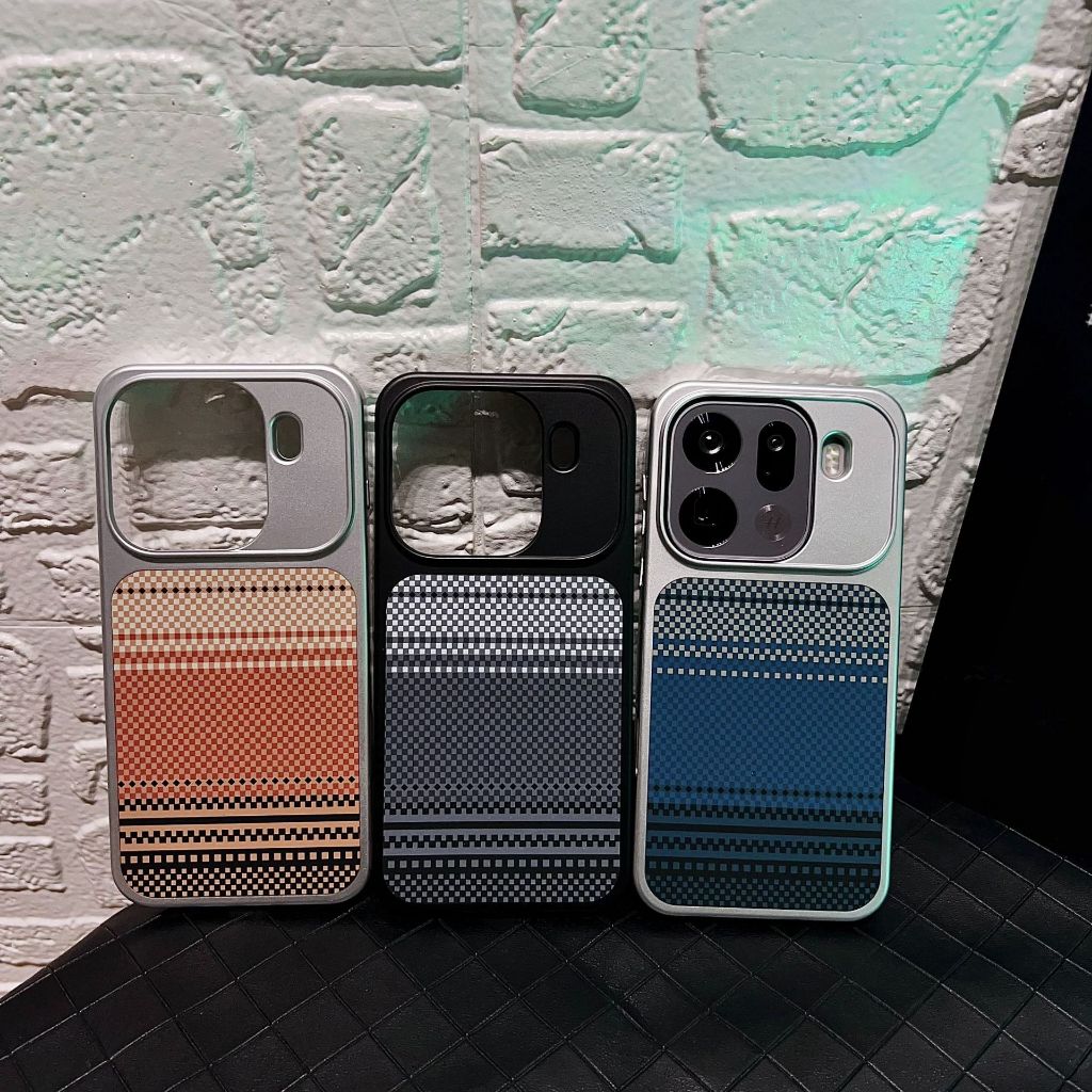 Dành Cho Vivo X300Pro Ốp Lưng Thời Trang Mới Kết Cấu Kevlar Vỏ Cứng Từ Tính Chống Rơi Cho Vivo X300 