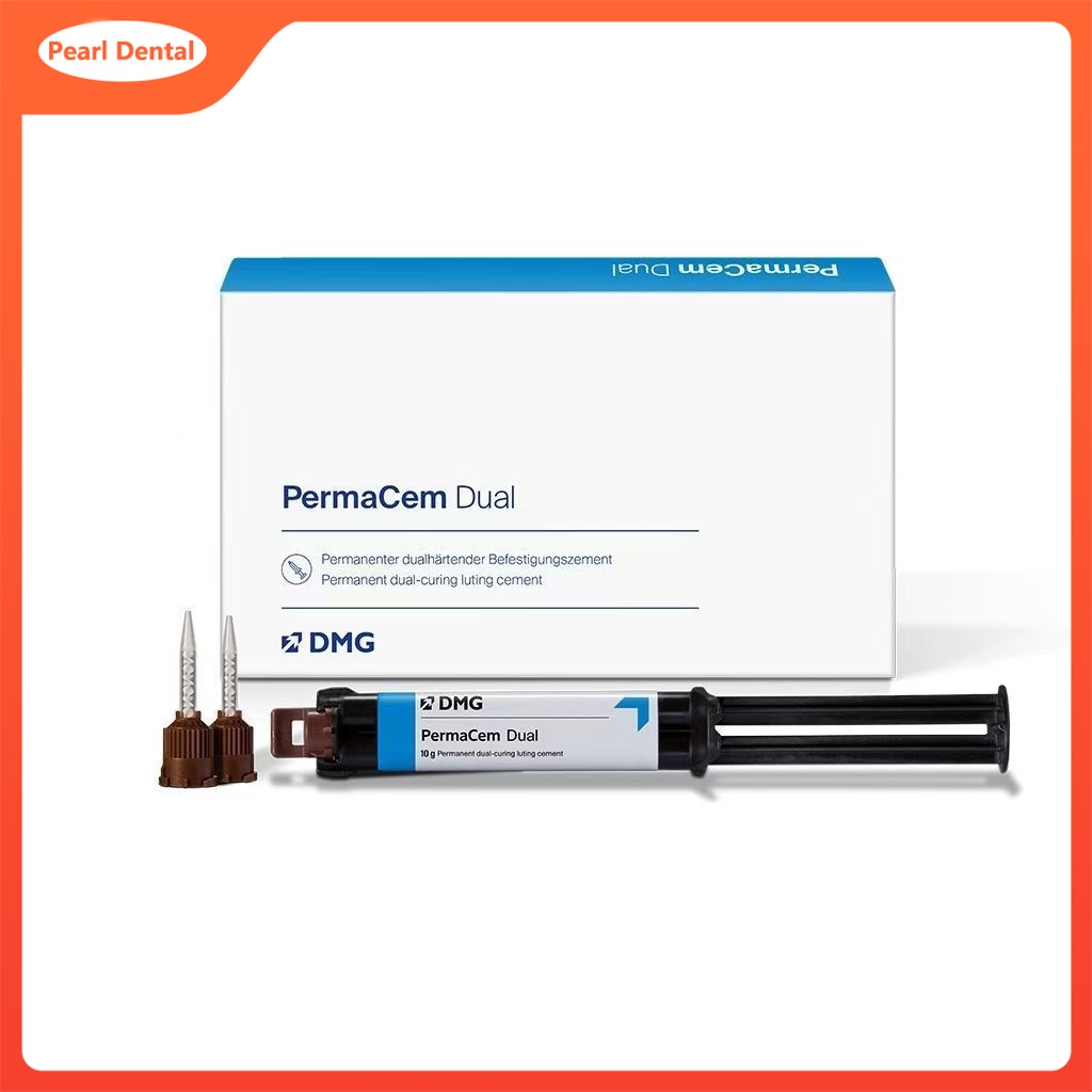 DMG 10g / Pc PermaCem Dual Cure Keo tổng hợp để liên kết Vương miện và Cầu Inlay Onlay Veneer
