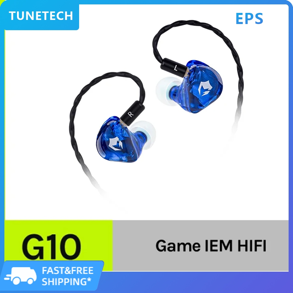 Tai nghe EPZ G10 Có dây HIFI 10MM LCP Trình điều khiển năng động IEM In Ear Monitor 0,78 2 Pin Tai n
