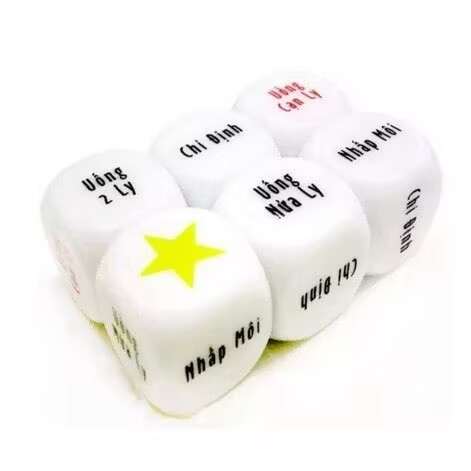 Xúc xắc-Rolling Xúc xắc-Six-Sided Bia uống xúc xắc Bữa tối-2026 Lễ hội mùa xuân Đồ chơi phổ biến