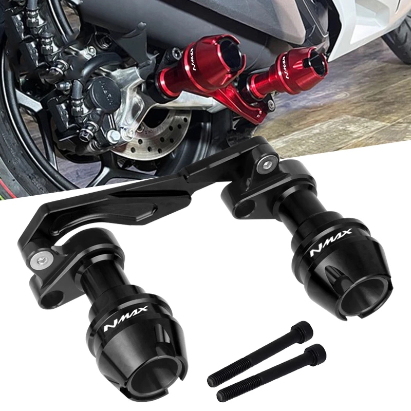 Dành Cho Xe Yamaha NMAX155 NMAX 155 Phụ Kiện Phuộc Trước Bánh Xe Thu Hút Ống Khung Bảo Vệ Thanh Trượ