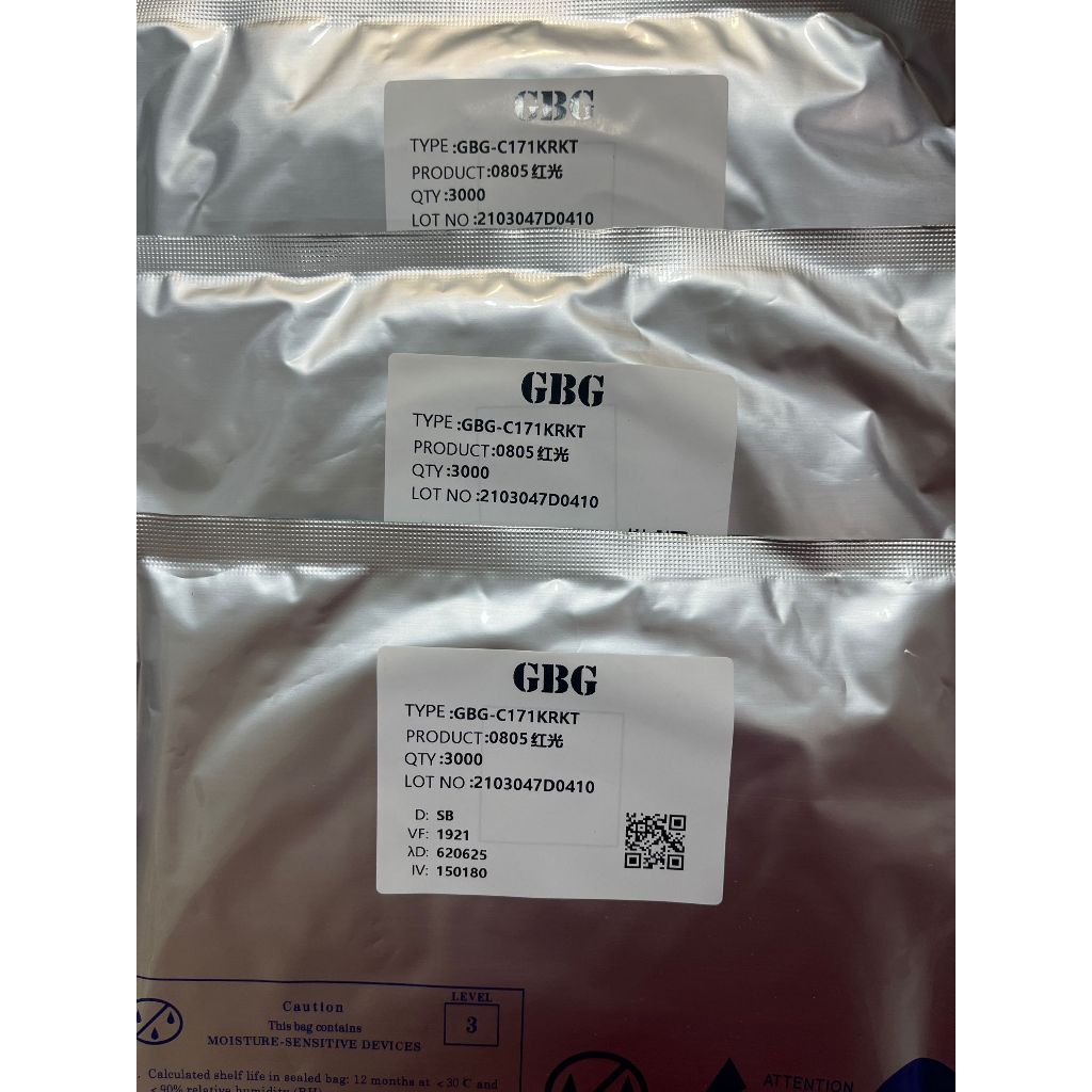 Thương hiệu GBG LED ĐỎ 0805