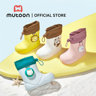 【Mutoon】Ủng Đi Mưa Trẻ Em – Nhẹ, Dễ Thương, Chống Nước Cho Bé Trai & Bé Gái, Giày Chơi Nước Cho Bé trẻ nhỏ/Tập Đi, Họa Tiết Hoạt Hình