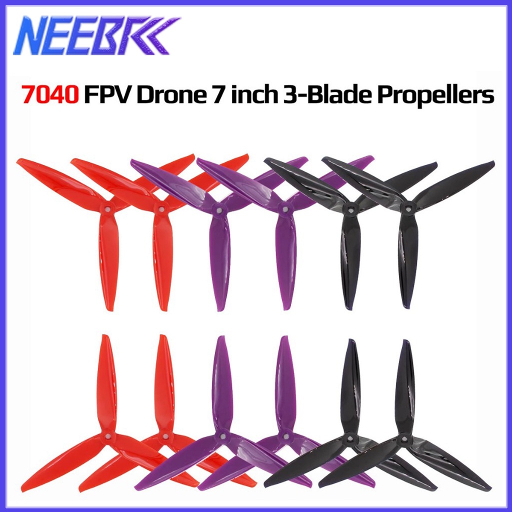 NEEBRC 7040 Cánh quạt 3 cánh 7 inch CW CCW Tiếng ồn thấp Mark4 APEX FPV Blade cho RC Racing Drone Qu