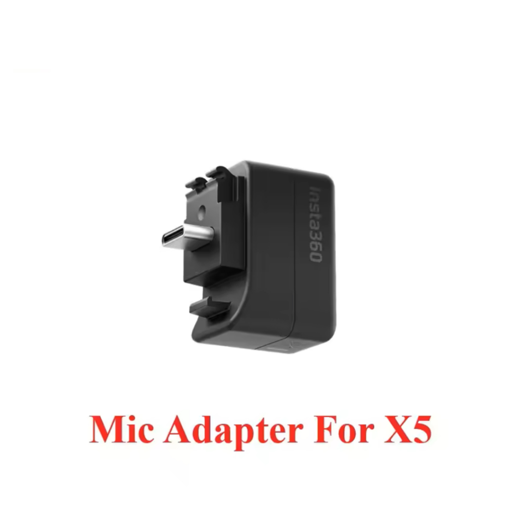 Dành cho Bộ chuyển đổi Mic Insta360 X5 X4 X3 Ace Pro Ace, cổng âm thanh 3,5 mm và cổng USB-C cho phé
