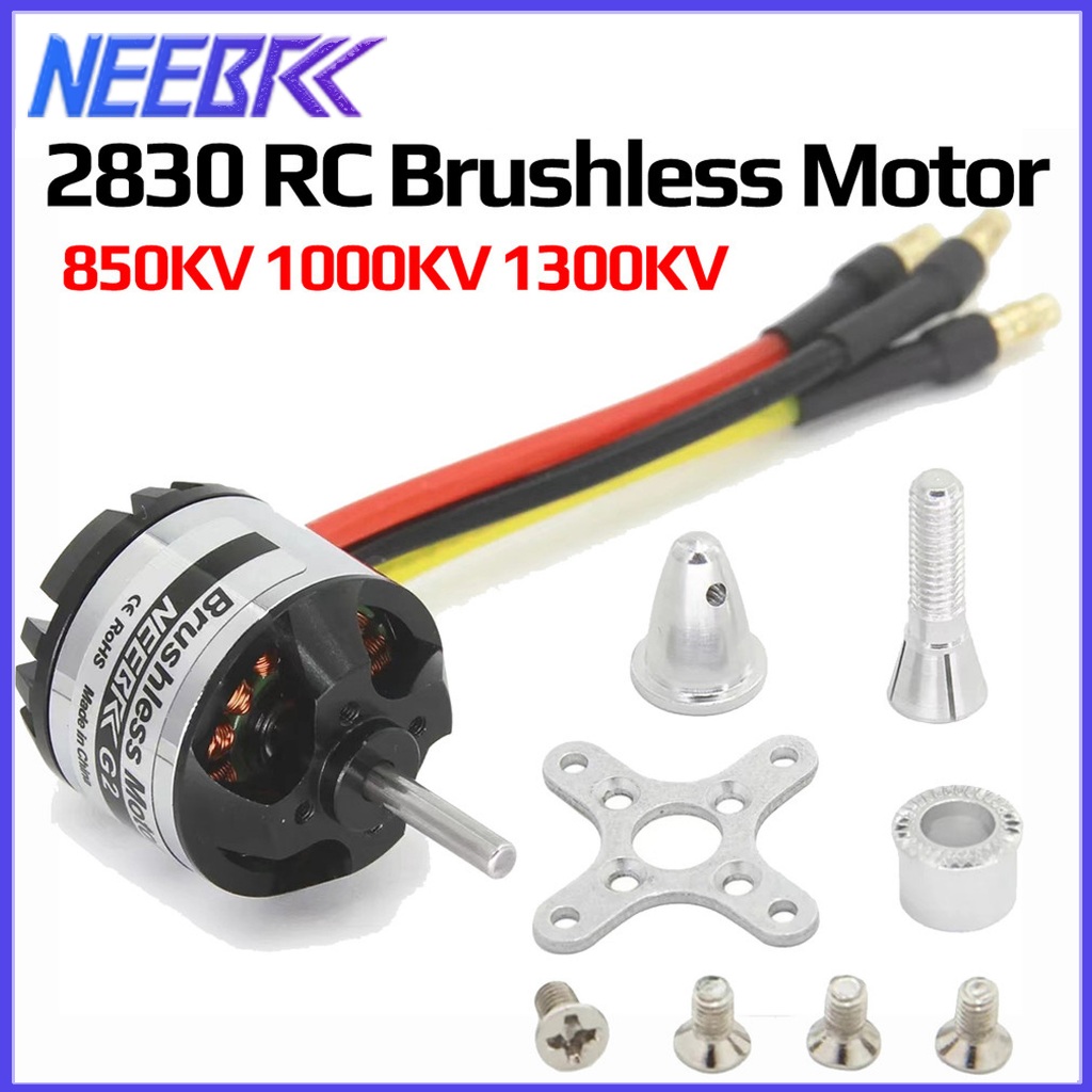 BÁN HOT NEEBRC 2830 850KV 1000KV 1300KV RC Động cơ không chổi than cho cánh cố định Multicopter FPV 