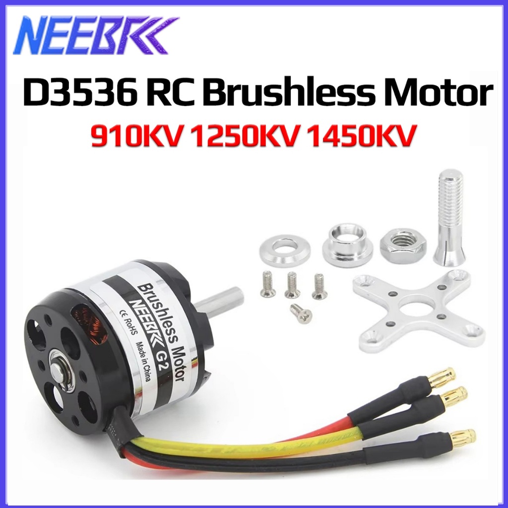 BÁN HOT NEEBRC 3536 910KV 1250KV 1450KV 2-4S Động cơ không chổi than cho máy bay RC Máy bay trực thă
