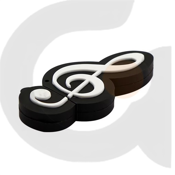 Tùy Chỉnh Nhạc Note Silicon Sáng Tạo USB 2.0 1GB 2GB 4GB 8GB 16GB 32GB 64GB 128GB 2TB Tốc Độ Cao Fla