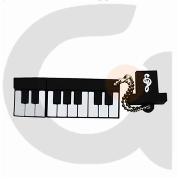 Tùy Chỉnh Thiết Kế Hình Đàn Piano Silicone USB 1GB 2GB 4GB 8GB 16GB 32GB 64GB 128GB 2TB Sáng Tạo Thẻ