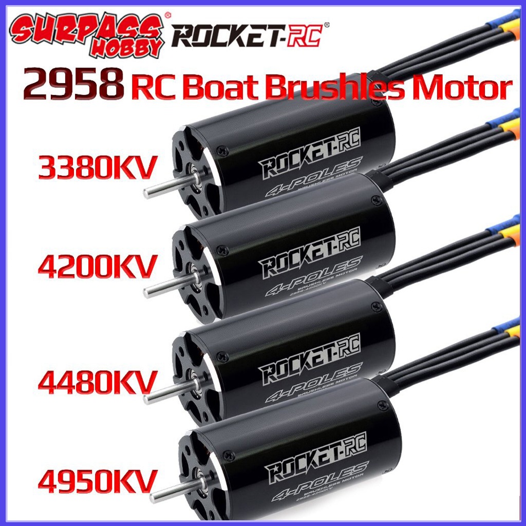 SURPASS Sở thích Rocket-RC 2958 Động cơ không chổi than không cảm biến 3380KV 4200KV 4480KV 4950KV 3