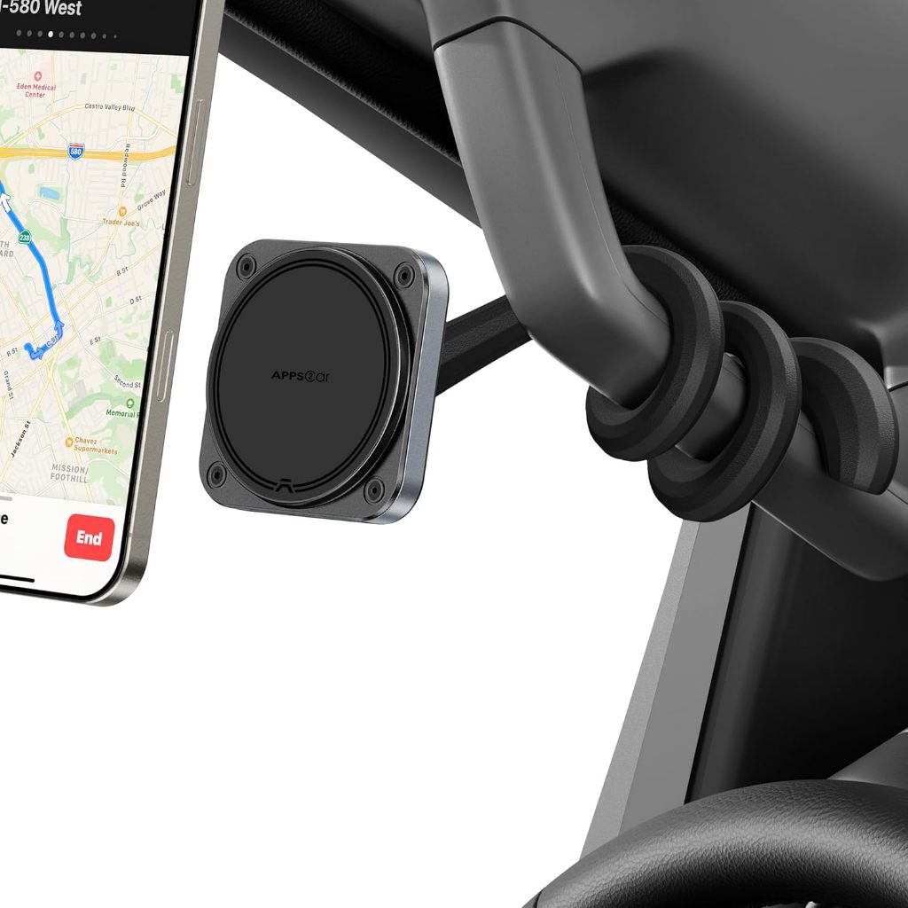 APPS2Car MagSafe Giá Đỡ Điện Thoại Ô Tô Tương Thích Với Xe Tải Pickup Grab Tay Cầm Phù Hợp Với Trụ C