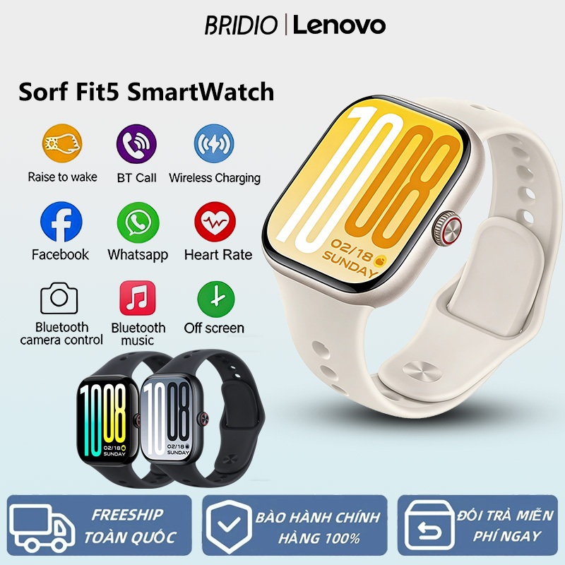 Sorf Watch 5 Active 2.0 '' Màn hình LCD Cuộc gọi điện thoại Bluetooth 5ATM Alexa Tích hợp