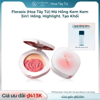  【Livestream Florasis   Hoa Tây Tử   Má Hồng Kem Kem Peony Dream Cream Blush 3 trong 1 – Má Hồng Highlight Tạo Khối 4g 