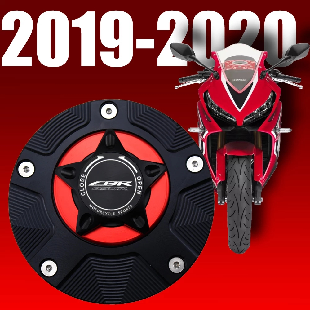 CBR650R Gas Nắp Bình Nhiên Liệu Cho Xe HONDA CBR650R CBR 650R 2019-2020 Xe Máy CNC Nhanh Phát Hành B