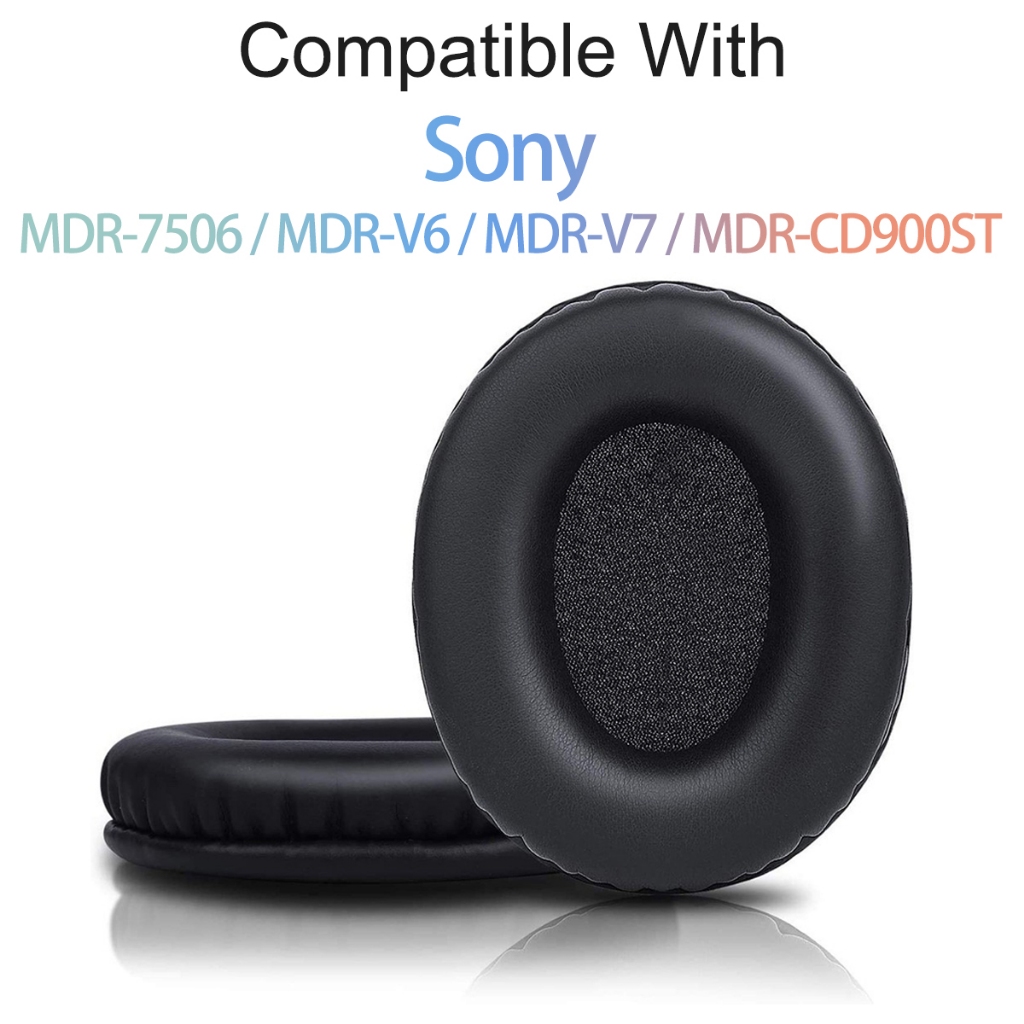 Dành cho MDR-7506 / MDR-V6 / MDR-V7 / MDR-CD900ST, đệm tai thay thế Earpads miếng bọt biển bịt tai