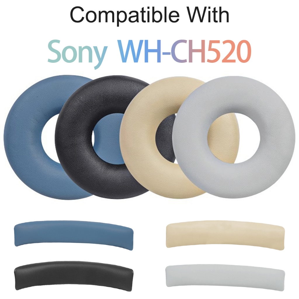 Dành Cho Sony WH-CH520 WH CH520 Tai Nghe Thay Thế Băng Đô EarPads Đệm Xốp Tai Nghe Bịt Tai