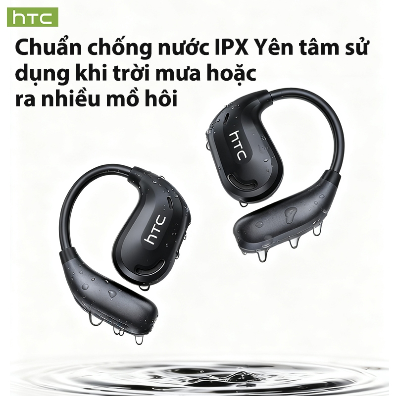 Bảo hành 1 năm HTC NE47 AI Dịch Tai nghe Bluetooth Dịch thuật thời gian thực OWS Cuộc gọi HD Tai nghe không dây HiFi Tai nghe thể thao khử tiếng ồn thông minh IPX5 Lớp chống nước | BigBuy360 - bigbuy360.vn