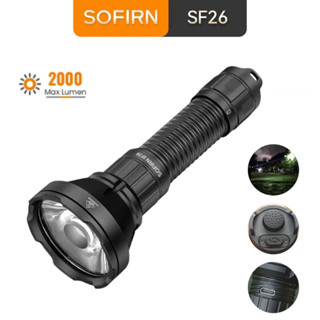  SOFIRN SF26 21700 Đèn pin chiến thuật 2000 lm 964 m USB-C Đèn pin công tắc kép có thể sạc lại 