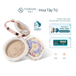  Florasis   Hoa Tây Tử  Phấn Nén SPF50+PA+++ Che Phủ Hoàn Hảo Yurong Airbrushed —Hiệu Ứng Làm Mờ Lỗ Chân Lông & Lì Mịn Lâu Trôi 9g Phiên bản cao cấp Tống Cẩm  