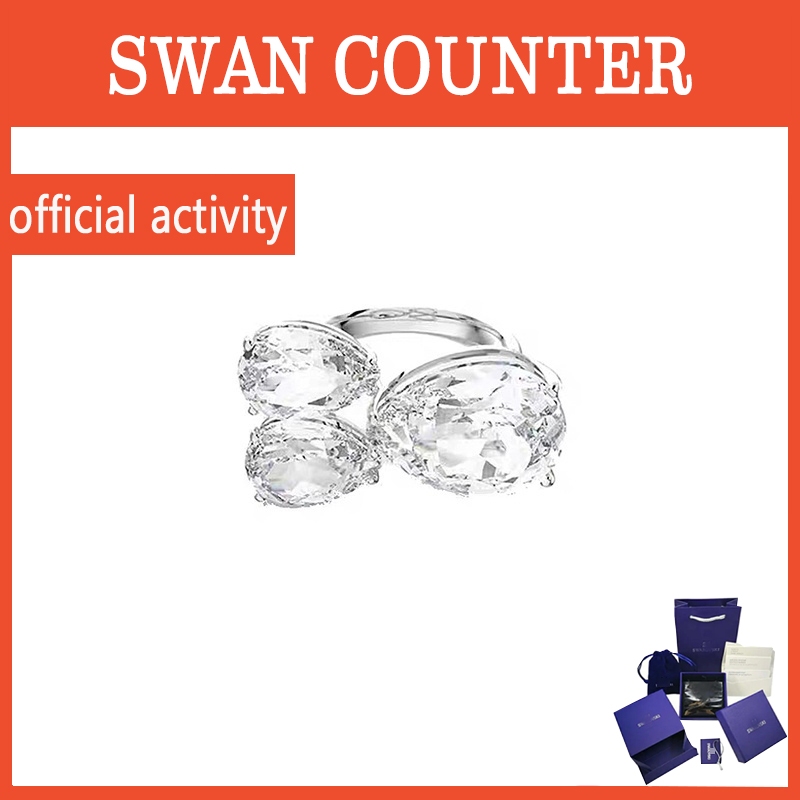 31Z 100% Thiên Nga Nhẫn Hàng Sẵn Có Mil Nhẫn Cố Định Zircon Nhẫn Bộ Vòng Tay Nhẫn Nữ Phụ Kiện Nhẫn B