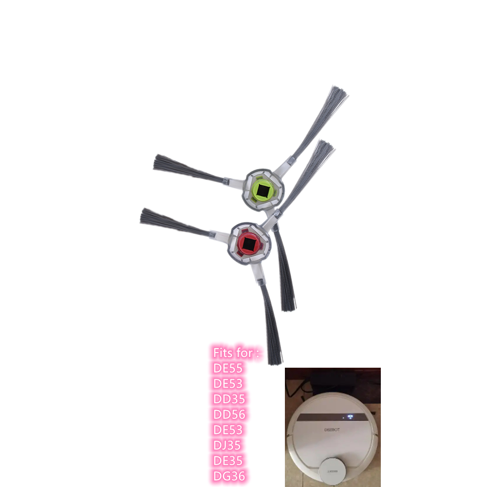 Bàn Chải Bên Cho Ecovacs Deebot DE55 DE53 DD35 DD56 DE53 DJ35 DE35 DG36 Robot Hút Bụi Phần Phụ Kiện