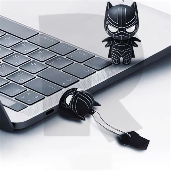 Hoạt Hình Black Panther Tùy Chỉnh Silicone USB 1GB 2GB 4GB 8GB 16GB 32GB 64GB 128GB 2TB Máy Tính Mem