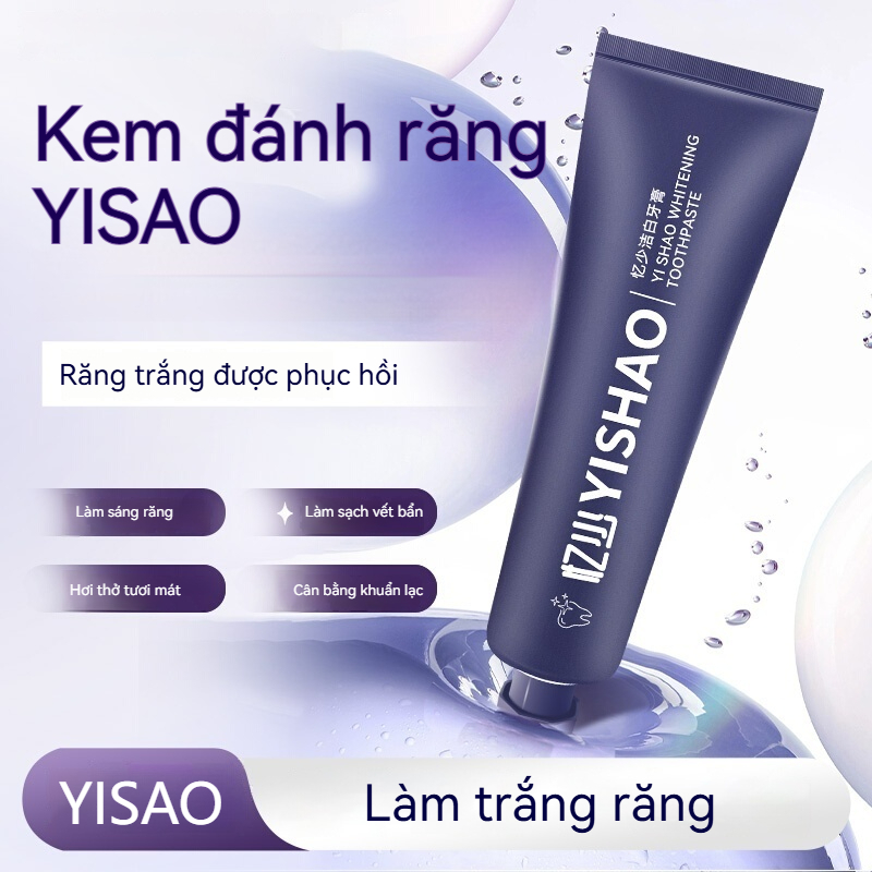  YISAO Kem đánh răng YISAO Fresh Breath Brightening White Kem đánh răng 