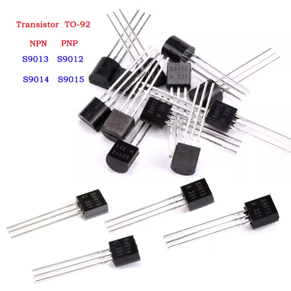 20 Chiếc Triode S9012 S9013 S9014 S9015 TO-92 25V Transistor NPN PNP Bipolar Junction Transistor BJT
